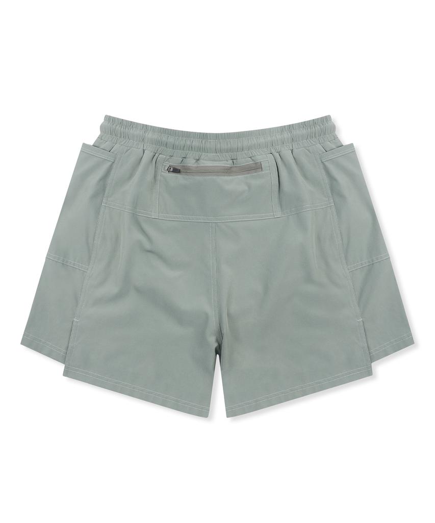 GLACK Ghptar002 6-Panel Shorts (Sage Green)