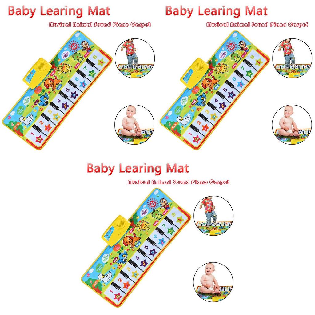 Vibrant Kids Gift Toy Touch Play Learn Singing Piano Keyboard Music Carpet Mat