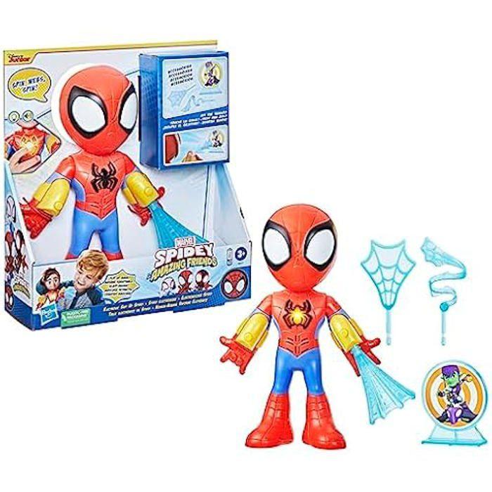 Figurine électronique - marvel - spidey - 25 cm - lumières et sons - accessoires inclus