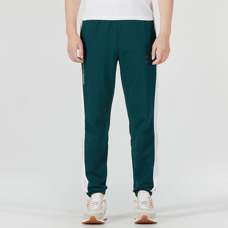 Puma New Suit Knitted Sweatpants Unisex Ocean Green 538837-38