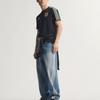 adidas Originals Japan Retro Football Casual Culture Slim Fit Knitted Striped Short Sleeve T-Shirt Men Tops KA1521