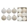 6PCS 8CM Christmas Ball Ornaments Tree Decorations for Holiday Wedding Party