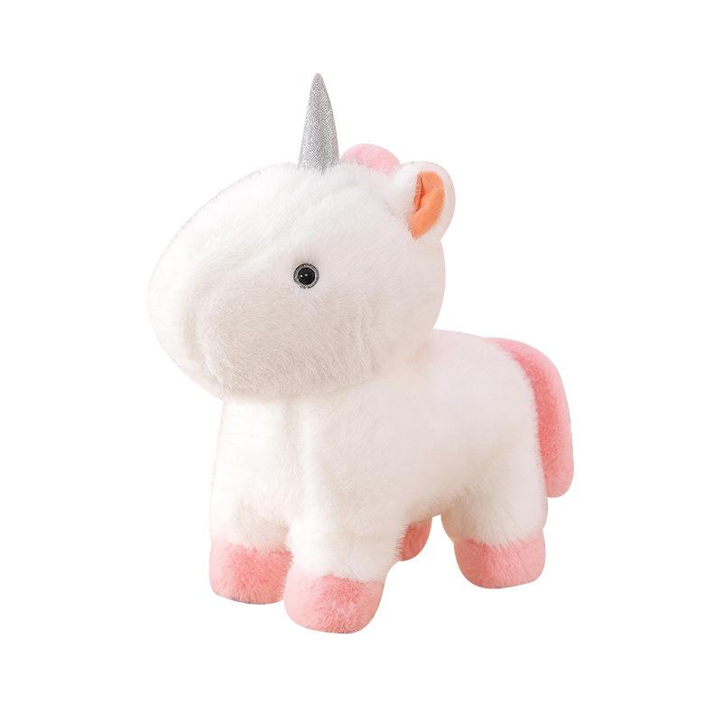 New Cute Unicorn Doll Plush Toy Pony Doll Girl Comforting Rag Doll Birthday Gift