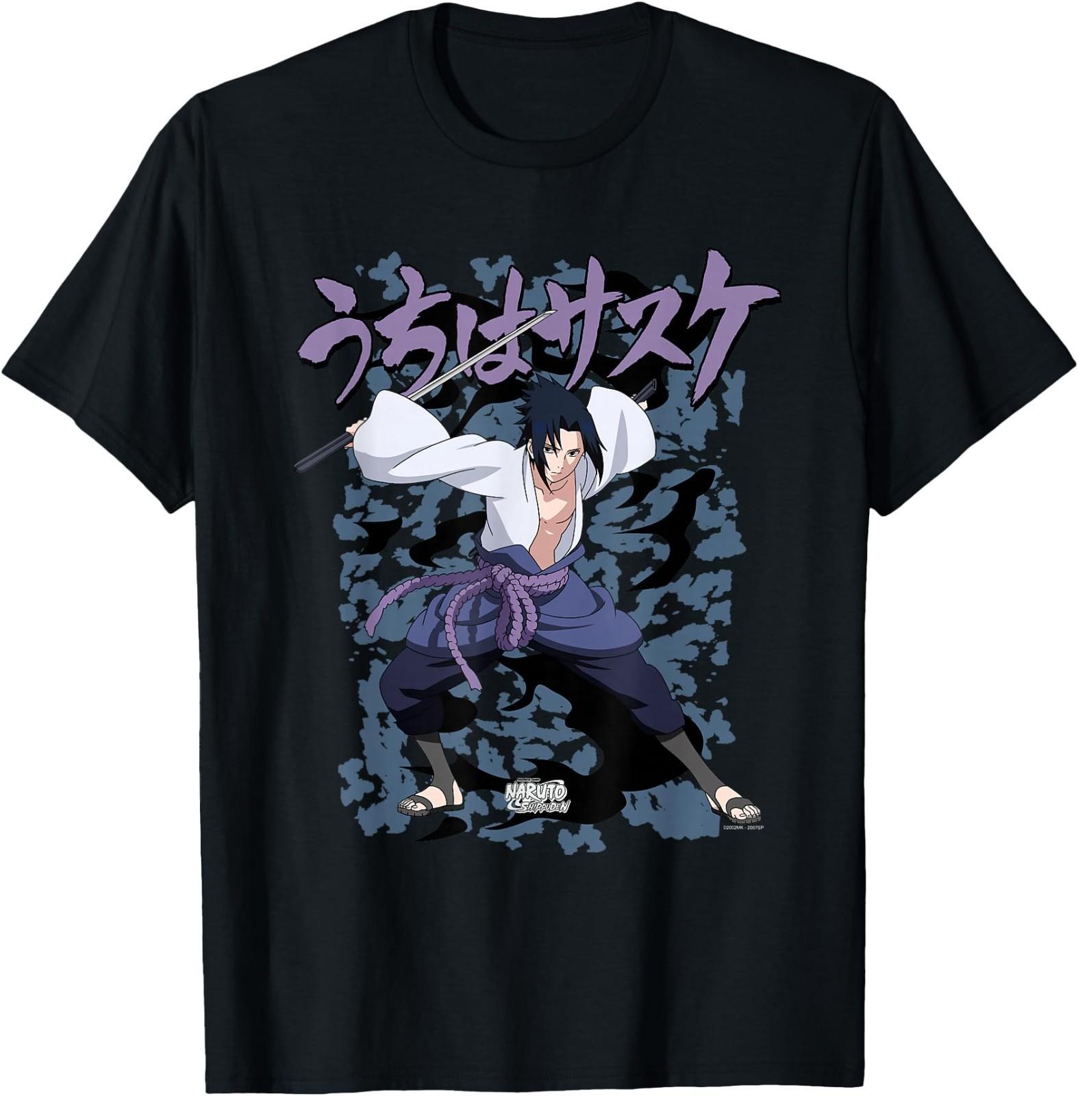Naruto Shippuden Sasuke Curse T- Unisex T-Shirt L