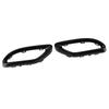Gloss Black Exhaust Pipe Cover Tip Cover Trims Replacement for A B C E GLC ‑Class W177 W247 W205 W213 X253 C257 Tail Pipe Frame
