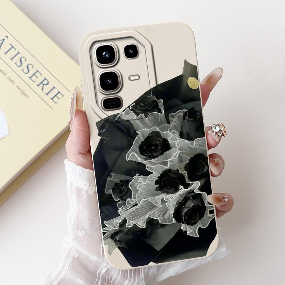 6.78" For Infinix Note 50s X6870 Back Cover For Infinix Note 50s Case Luxury Fashion Lover Cartoon Cool Painted Silicone Bumper