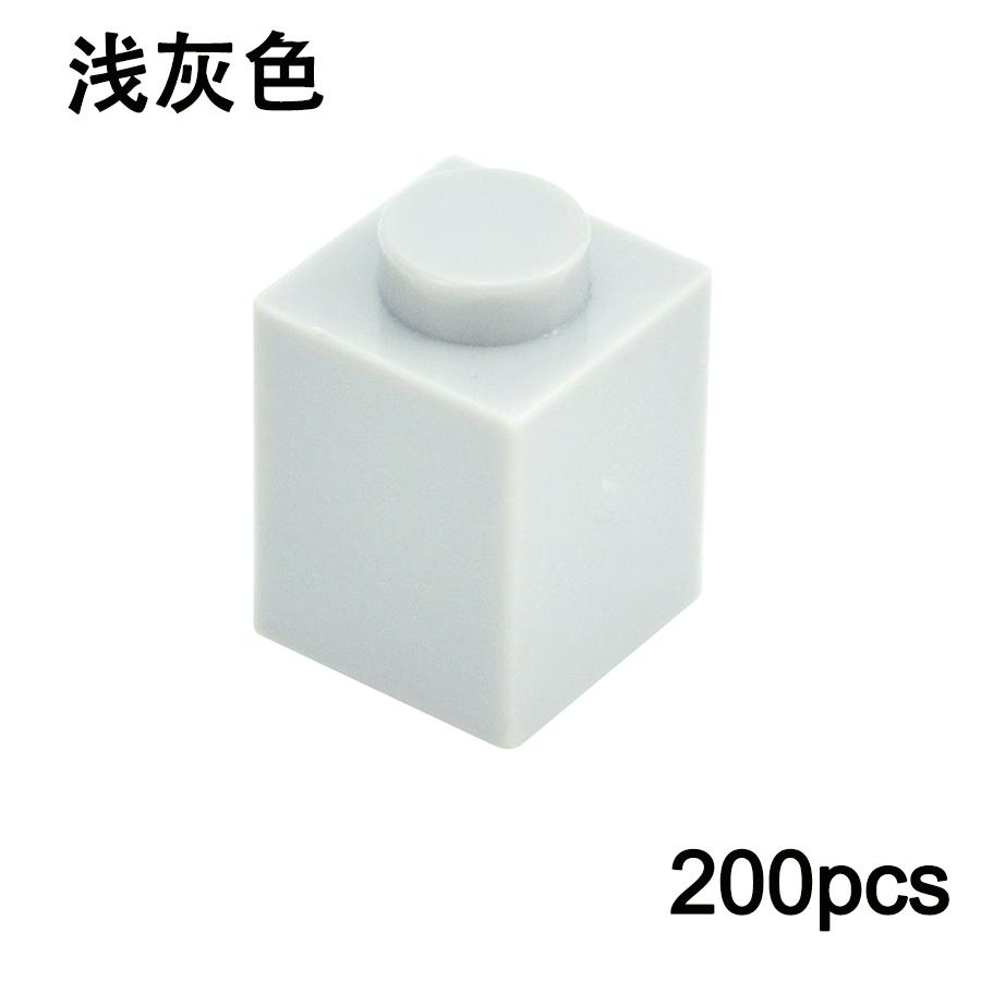 200PCS DIY 1x1 Dots Building Blocks Thick Figures Bricks Educational Creative Size 1*1 Dot Compatible With 3005 Toy for Children