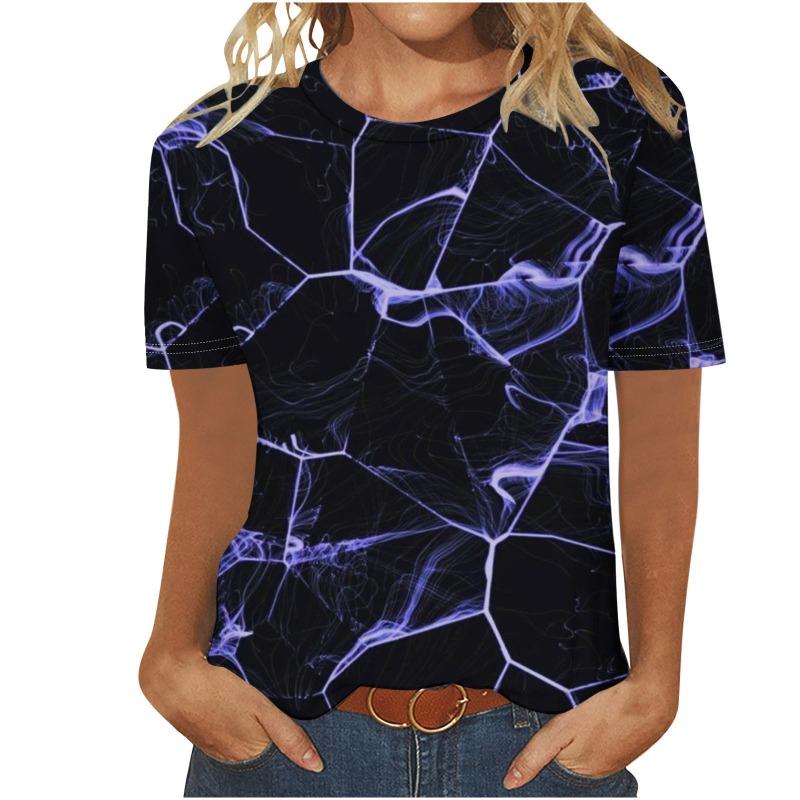 3D Printed Women's T-shirt From Magma Trend Fissure Fashion Shirt