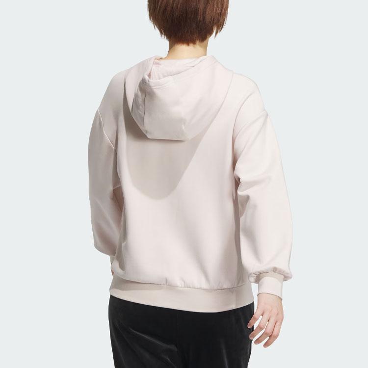 Adidas FW23 Dragon Year CNY Series Dragon Embroidered Casual Hoodie Women Tops Light-Purple JE6102