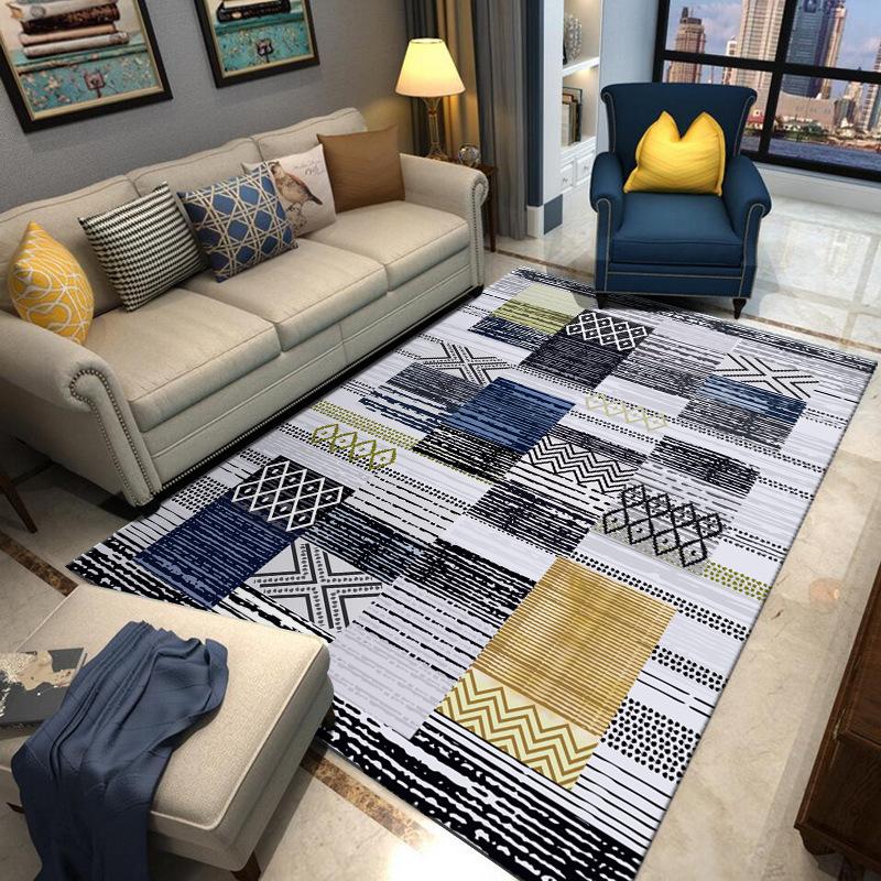 Nordic Living Room Decoration Rugs Light Luxury Large Area Bedroom Carpet Simplicity Study Lounge Rug Sofa Coffee Tables Carpets