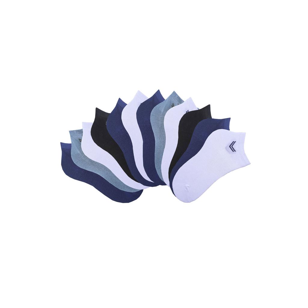 12pcs Boys Bamboo Seamless Short Booties Socks Air Conditioned Socks