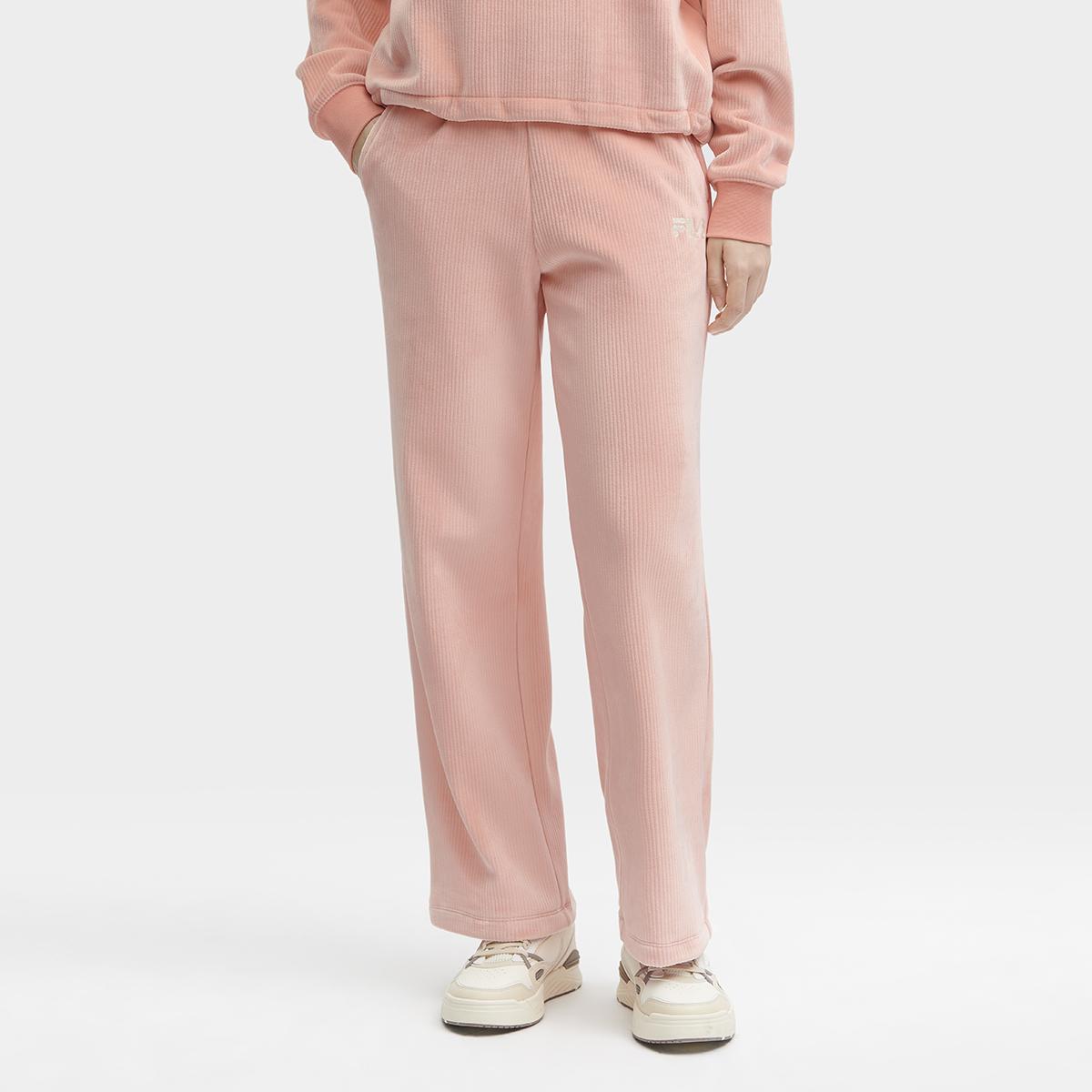 

New FILA Casual Pants Women s Candy Powder F11W349602F-PK L