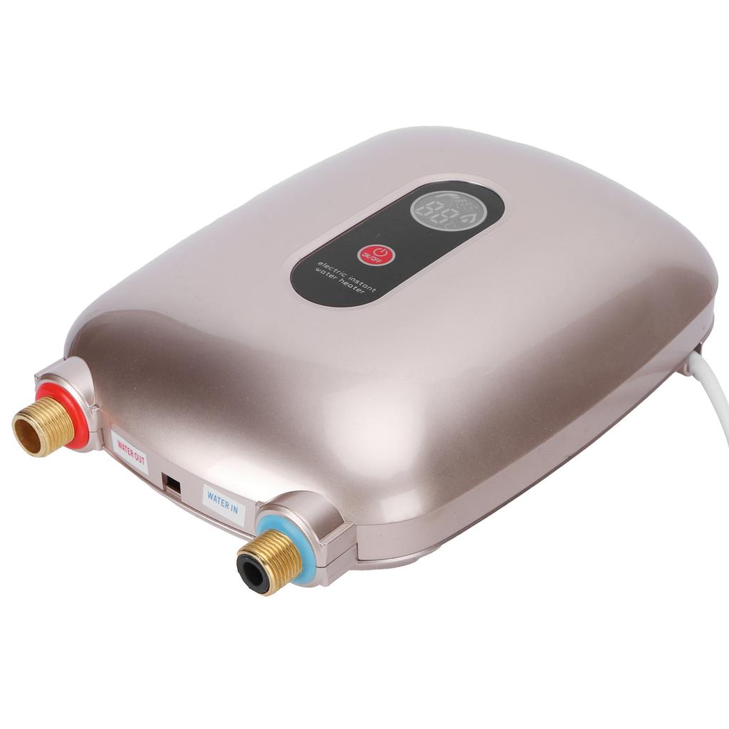 Electric Hot Water Heater Instant Water Heating Tankless Heater Temperature ControlUK Plug 220V