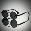 Vintage Round Sunglasses Men Fashion Punk Outdoor Casual Shades Women  New in Trendy Brand Design Decor Sun Glasses