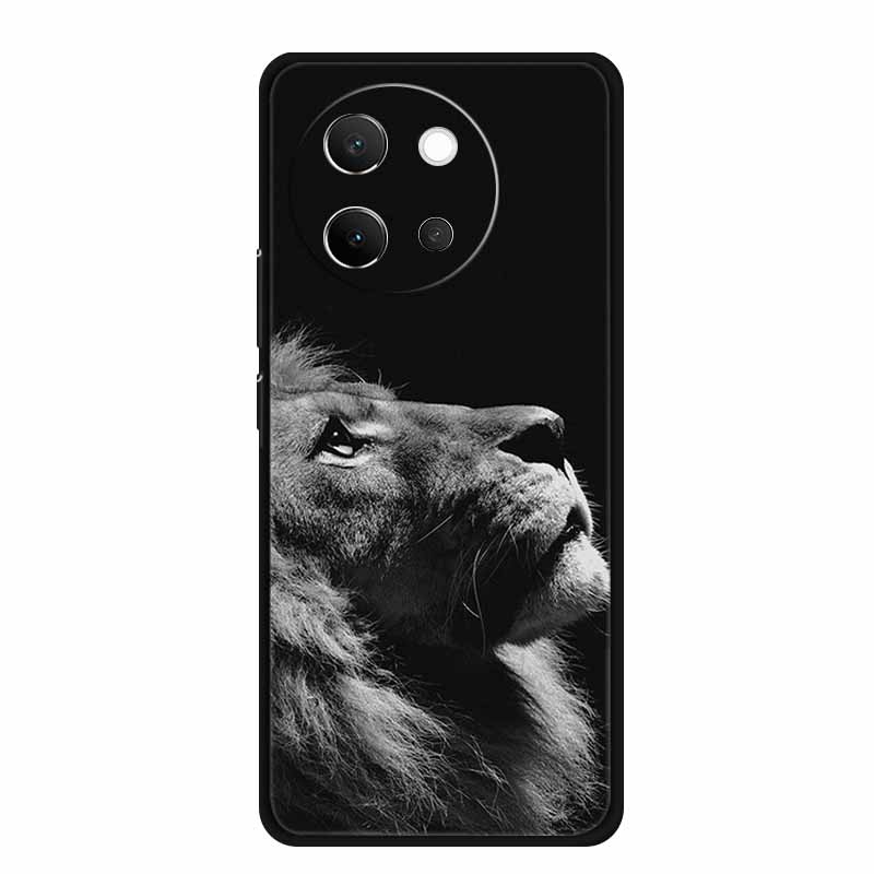 For Vivo V40 Lite Case Black Silicone Soft Back Cover Case For Vivo V40 Lite 5G Phone Case Cover V 40 V40lite 6.78" Funda Coque