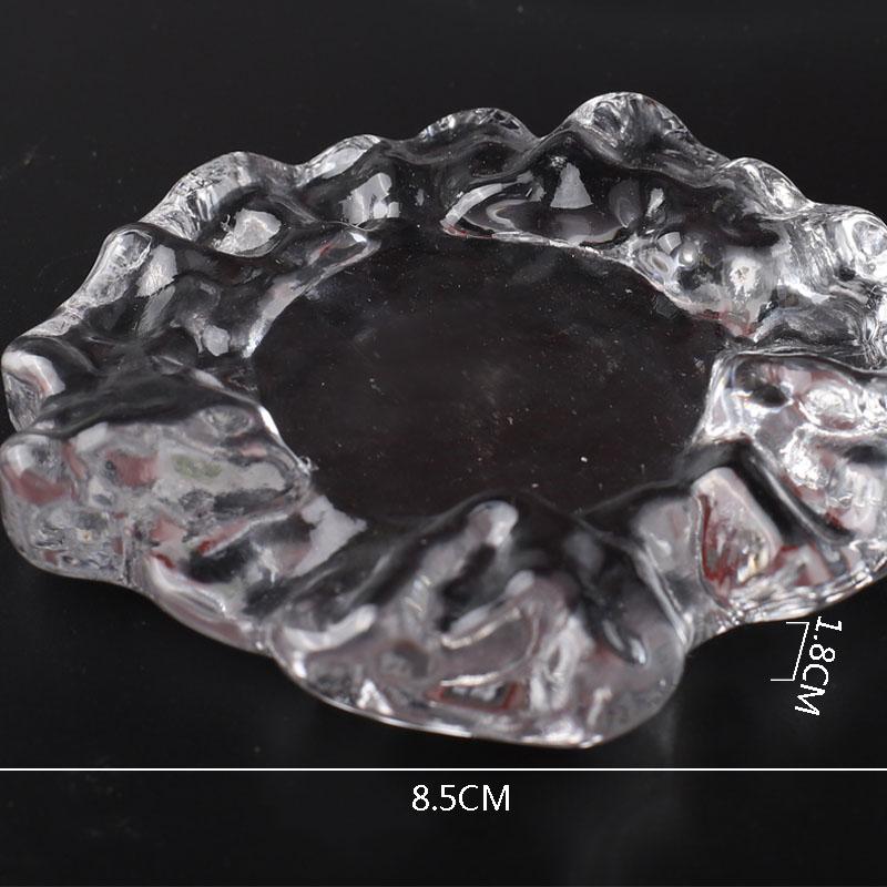 

Креативная неровная стеклянная обеденная тарелка, десертная тарелка, тарелка для закусок, тарелки для суши, тарелки для торта, специальная ресторанная посуда