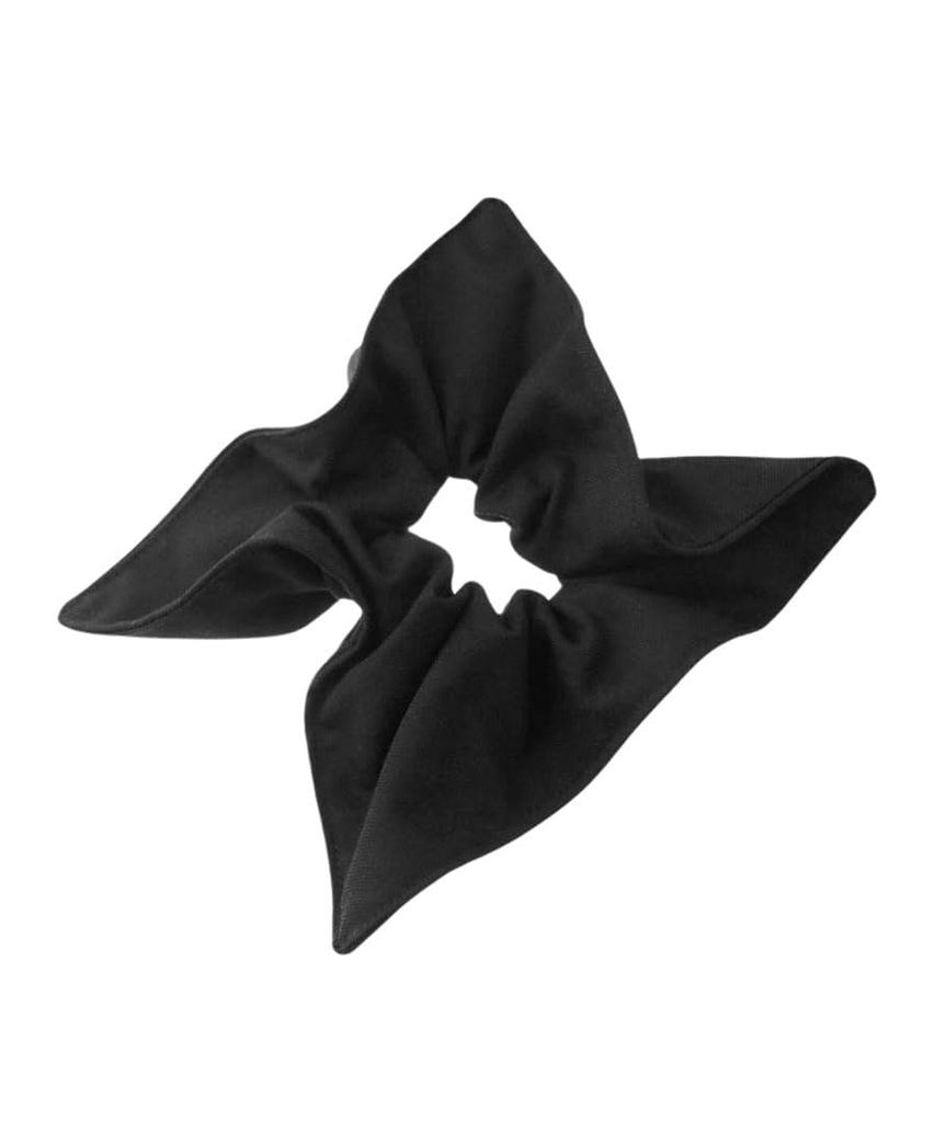 VINGTAINE Square Gorgeous Hair Simple Hair Elegant and Casual for Scrunchie, Shape, Tie, Accessory, Adults, HS-208-BK