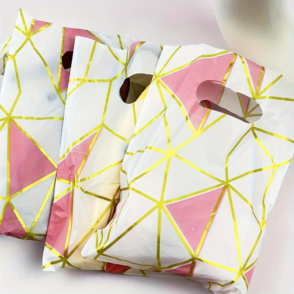 10pcs-Small and Fresh Jewelry Bags Art Gift Bags, Packaging Bags Gift Bags Boutique Department Store Packaging Bags