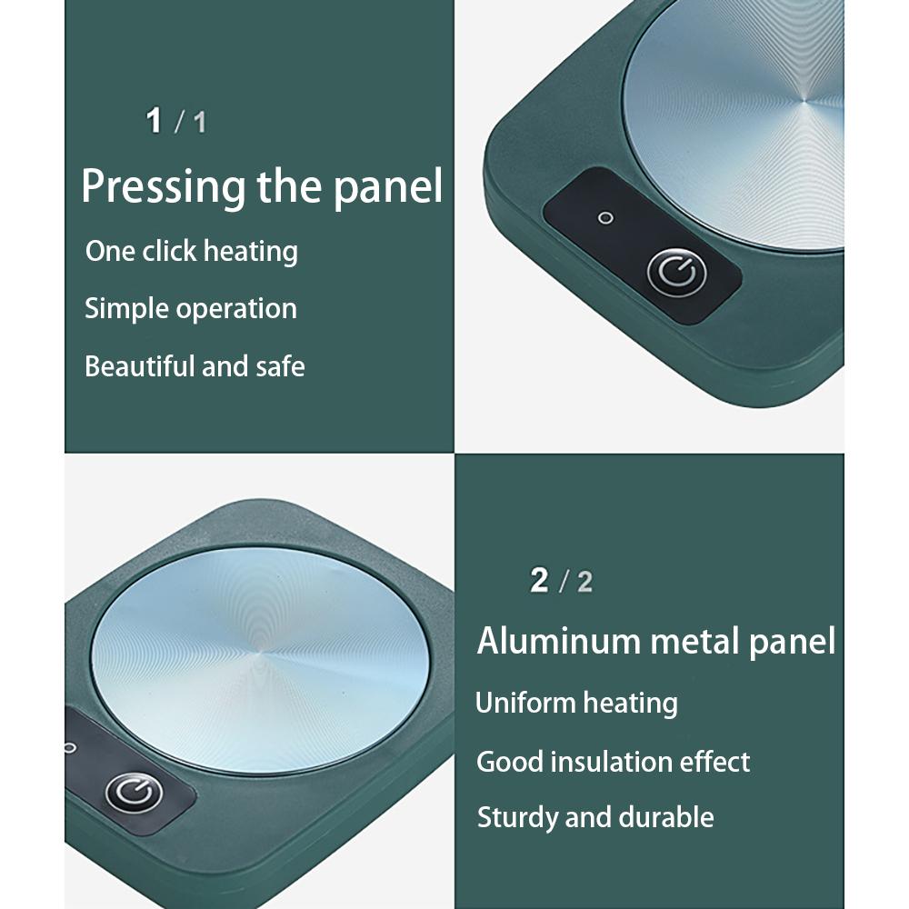 Elektrická podložka pod hrnek Konstantní teplota Inteligentní ohřívač Rychlé nahřívání Ohřívač hrnku Ohřívač Kancelář Nízký příkon Domácí kancelář Dárek