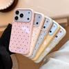 Husă telefon Dopamine Polka Dot Apple 17 Pro, Protecție la cădere iPhone 16, Blocare culori personalizată 15, Moale 14, Husă telefon compatibilă Apple 13