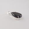 Grey Quartz Gemstone Silver Pendant 1.6" , 925 Sterling Silver Handcrafted Jewelry, Designer Pendant For Birthday Gift PP-67-11