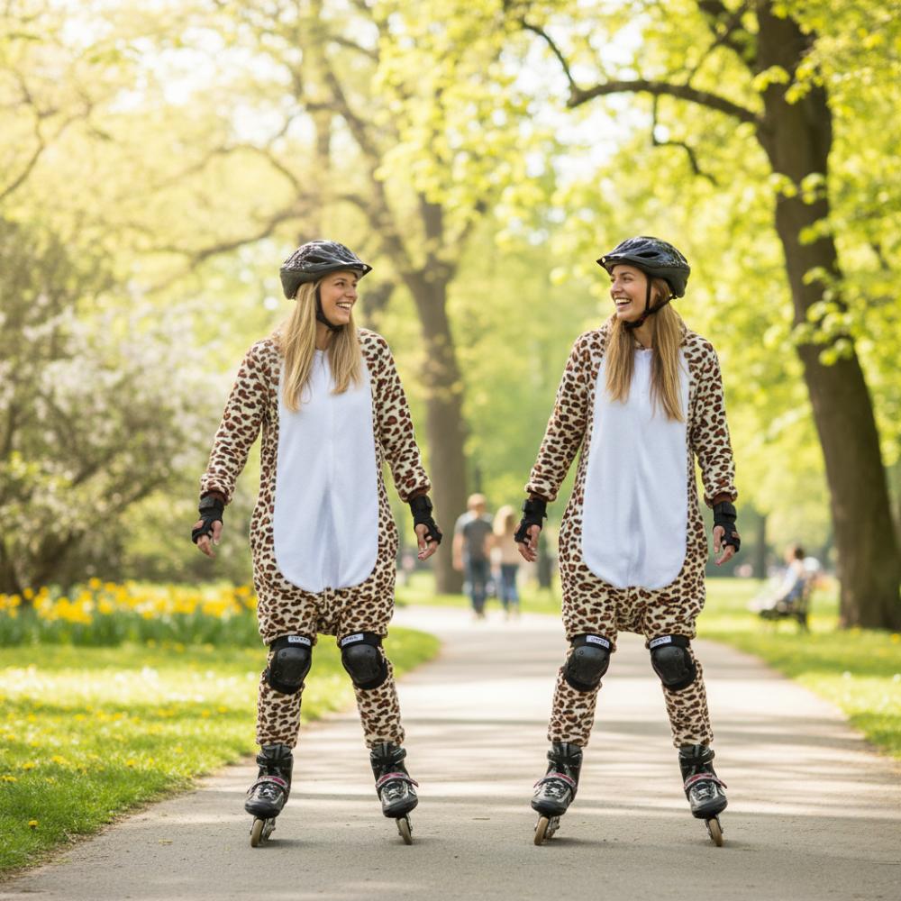 Einteiler Kigurumi Schlafanzug Kostüm - Leopard Einteiler Kigurumi Schlafanzug Kostüm - Leopard