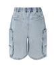 IL CORSO Pocket X-Flap Denim Shorts Light Blue Iepa5E405B1