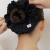 FANTASTIC PLANET Double Lace Scrunchie (BLACK)