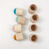 Vintage-Inspired Wooden Sewing Needle Organizer - Compact Cylinder Storage For Hand Sewing & Knitting Supplies