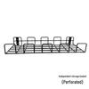 Punch-Free Under-Desk Cable Organizer & Power Strip Rack