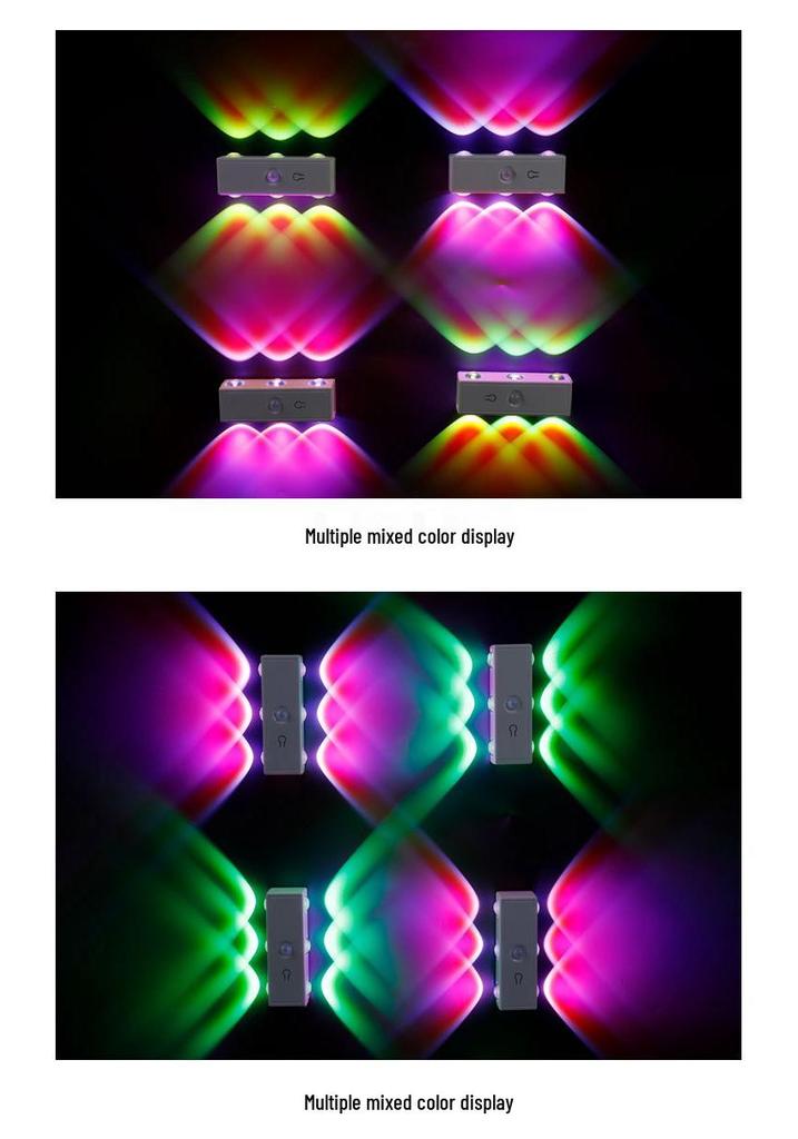 Rechargeable RGB Cat Eye Sensor Wall Lamp with Magnetic Suction