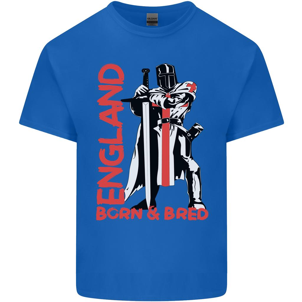 England Born Bred St Georges Day Unisexs Light Cotton TShirt