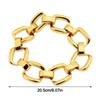 Chunky Chain Chain Bangle Geometric Hollow Hand Jewelry Fashion Statement Wristwear  Women Jewelry