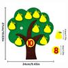 Kids Math Toys Teaching Aids Pear Apple Trees Number Puzzle Game Learning Educational Toy for Children