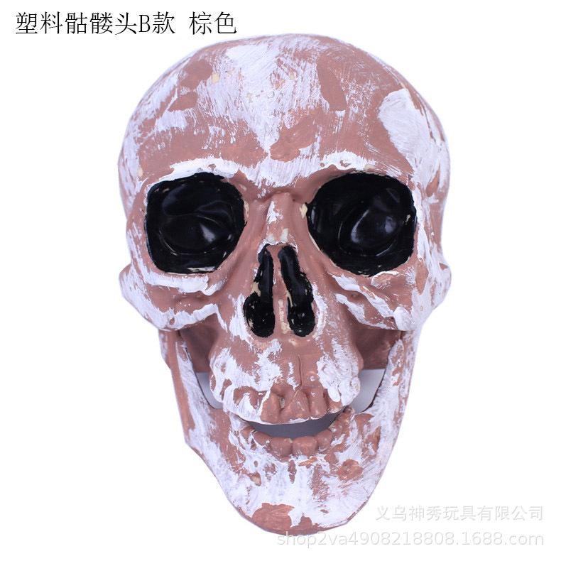10,000 Halloween ghost festival decoration horror funny spoof trick trick prop plastic skull ornament