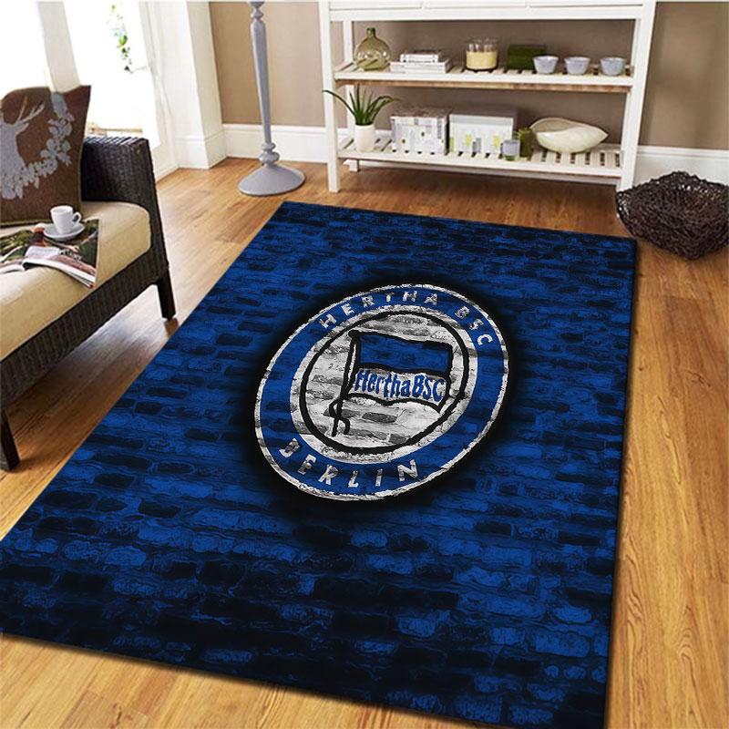 Hertha BSC Carpet Rug for Living Room Bedroom Home Sofa Decoration,Kids play Non-slip Floor Mat