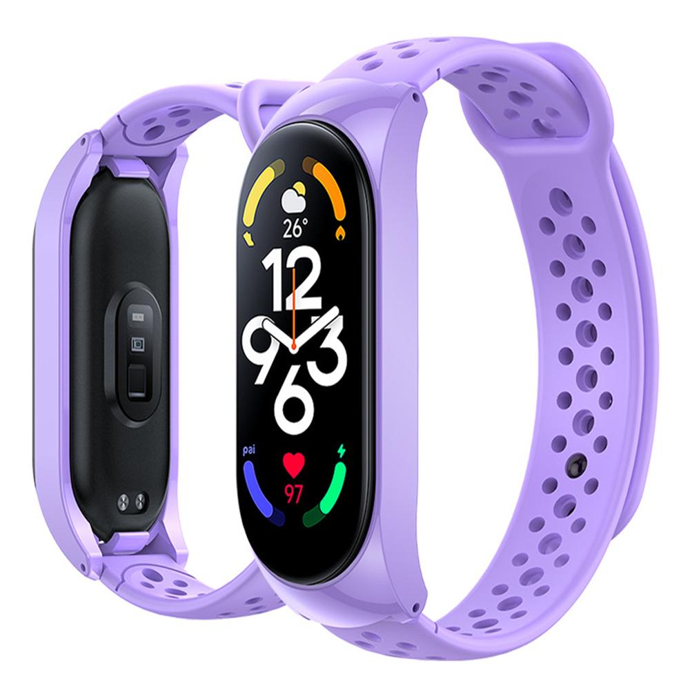 Sport Watch Bands For Xiaomi Mi Band 7 /8Bracelet Silicone Smart wristband Miband 4 Belt pulseira correa mi band 3 4 5 6 strap