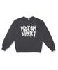 MIDNIGHT12AM [Fleece Line Option] Signature Logo Oversized Premium Double-Sided Sweatshirt 4 Colors (Type A)