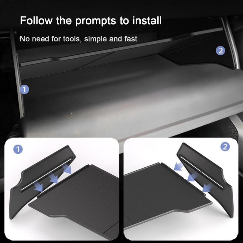 For BYD SHARK 2024 2025 Co-pilot Glove Box Divider Organizer Partition Plates Storage Holder Center Console Armrest Bin Traying