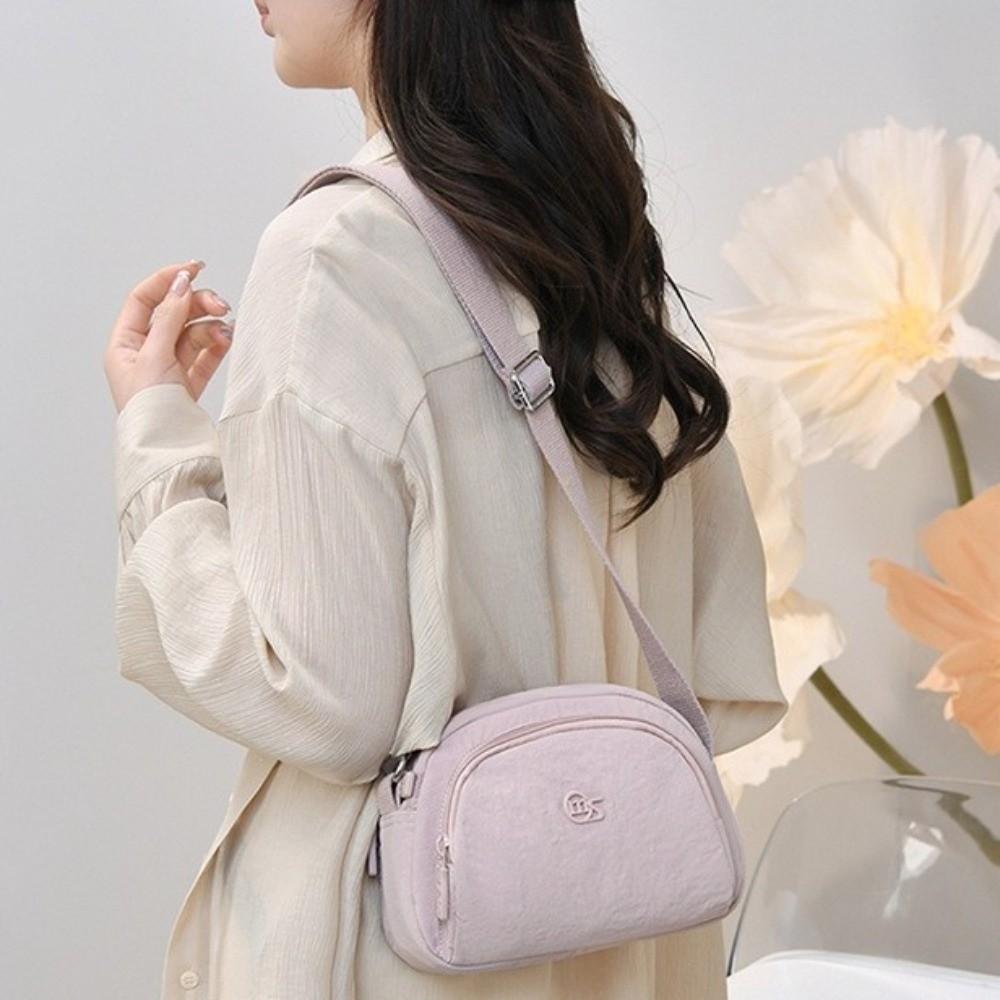 Fashion Long Strap Shoulder Bag All-match Multi-pocket Crossbody Bag Light Weight Advanced Sense Messenger Bag For Girls Women