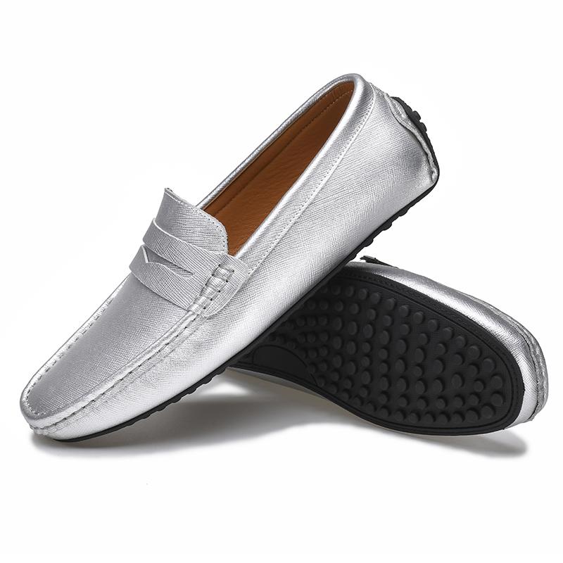Fashion High Quality Moccasins Luxury Brand Loafers Men's Genuine Leather Shoes Designer Shoes Soft Sole Comfortable Casual Dress Shoes
