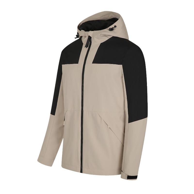 

OO jacket jacket outdoor men s and women s color matching hooded loose waterproof windproof jacket men s 4XL
