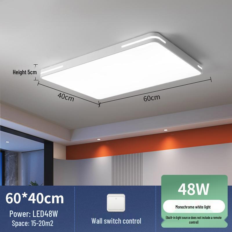 2025 Modern LED Ceiling Light for Bedroom, Study, or Living Room - Round and Simple Design