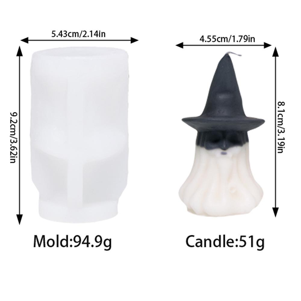 

3D Ghost Candle Silicone Mold DIY Animal Cat Holding Love phantom Candle Craft Gypsum Resin Casting Mold Halloween Gift