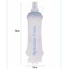Foldable Soft Hydration Flask Food Grade BPA Free Leak Proof Nozzle Portable Squeezable Bottle for Hiking Running Marathon Sports
