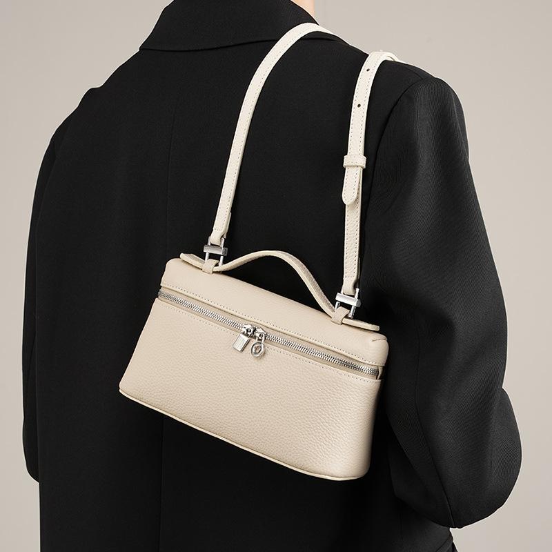 Top Leder Lunchbox Leder Damen Tasche Tragetasche Box Tasche Umhängetasche