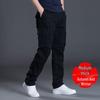 Men's Casual Workwear Pants - Wear-Resistant, Loose-Fit, Straight-Leg with Multi-Pockets for Spring and Autumn
