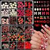 2025 3D Mini Resin Nail Art: Cream Strawberry & Translucent Cherry Fruit Cartoons