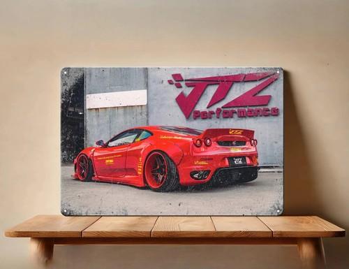 F430 Liberty Walk Car Metal Poster Collectable Tin Sign 20x30cm  aluminum aluminum 20x30cm