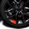 4 ks reflexní samolepky na ráfky kol auta vinylové stylingové samolepky Mark Stripe závodní samolepky na náboj kola auto exteriérové ​​doplňky